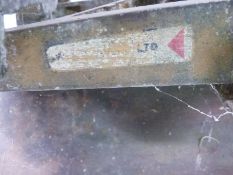 Avery shop or similar scales with brass pan