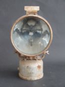 A large Tilley paraffin signal or spot lamp,