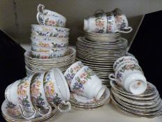 Paragon Country Lane tea and dinner ware, approximately 93 pieces. Mainly 10-12 place setting.