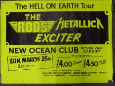 A collection of posters for Saxon,