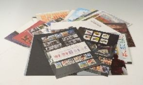 Royal Mail year packs 2012-2015 together with empty packs 1999-2011