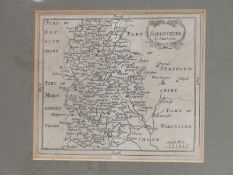 John Seller map of Shropshire,