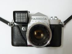 Yashica Penta J SLR camera with 1:2 f=5cm lens