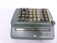 Plus mechanical calculator by Bell Punch Company Limited, model No. 509/S/812.