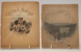 Two Victorian Illustrated booklets Crowned With Light Castell Brothers printed in Bavaria with