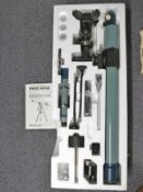 Prinz Astrad 500 telescope in box with tripod and other accessories