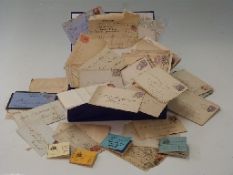 A box of GB Victorian covers and booklets including 1935 BB17 (5 stamps missing)