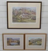 Three Judy Boyes signed prints of the Lake District,