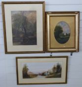 George Harris 19thC oil on board,