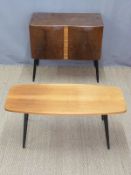 Retro music cabinet and a coffee table