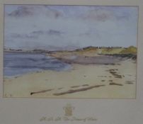 Prince Charles mounted print Dornoch Sutherland Scotland,