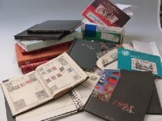 A box of sundry albums,