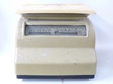 Two sets of Avery shop scales with drum type dial giving price