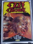 A collection of posters for Black Sabbath,