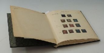 An album of GB stamps 1840 - 1987 Victorian section includes 1d black,