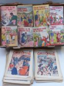 A number of issues of Schoolgirls Own Library magazines and Girls' Crystal magazines
