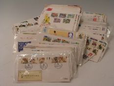 A large quantity of loose GB first day covers
