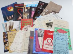 A collection of largely theatre programmes c1930 onwards, includes Cheltenham, Cardiff,