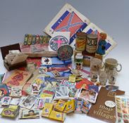 Quantity of 1960s ephemera to include bubblegum cards for Thunderbirds and Man From U.N.C.L.