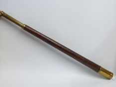 Thomas Jones, Charing Cross, London single draw 19thC telescope, max length 118.