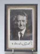 Ian Douglas Smith official black and white photograph of the Rhodesian Prime Minister,