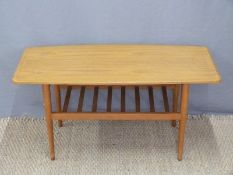 G-Plan style coffee table with undershelf,