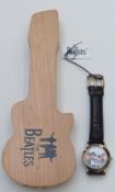 Beatles watch on embossed leather strap, copyright 1993,
