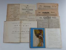 A Victorian scrap book Geographia Antiqua set of maps of ancient geography on 33 copper plates