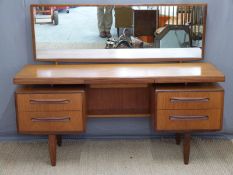 Retro G Plan retro mirror back dressing table,