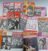 Quantity of 1960s pop titles to include Teenbeat, Pop Ten, Teenbeat and Pop Shop, Beat Monthly,