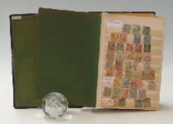 A stockbook of early stamps including Netherlands, Spain, South America, Egypt, Portugal, Serbia,