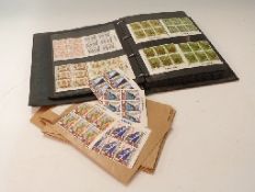 A quantity of GB mint blocks, mainly traffic lights,