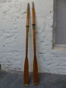 A pair of oars