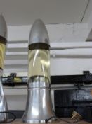 Large Mathmos style lava lamp, model LJ2 to base,