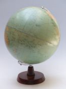 Vintage Philips' Challenge Globe, scale 1:37,500,000,