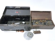 Magneto Electric or similar machine with attachments