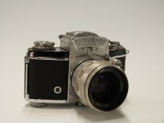 Exakta Varex IIa SLR camera with Jena 1:2 f=58 lens,