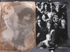 Collection of posters some in the psychedelic style, including Canned Heal at the Avalon Ballroom,