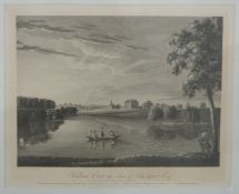 After J Bonor etching Highnam Court print,