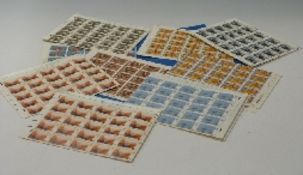 A quantity of modern GB unused sheets of stamps