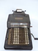 Direct-L bakelite mechanical calculator by Theo Mussei,