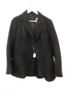 Moss bros & Co black wool ladies riding jacket,