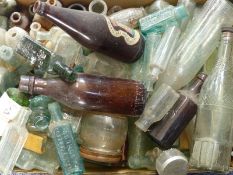 Quantity of old bottles including local interest examples for Cheltenham and Hereford Ales,