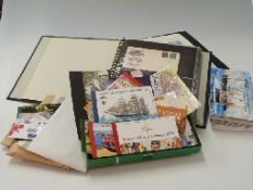 An album of GB regional covers and Chanel Island stamps and booklets