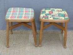 Two retro stools