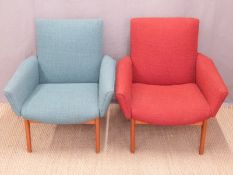 Two retro Parker Knoll armchairs