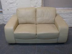 Modern cream two seat sofa,