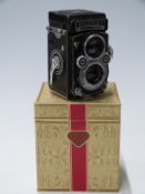 Rolleiflex 3.5F TLR camera with Planar 1:3.