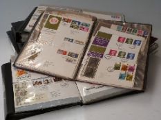 A collection of GB first day covers 1965-2007 in nine albums