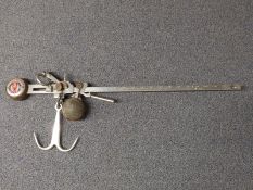 Herbert & Sons Ltd chrome steelyard scale with enamel logo